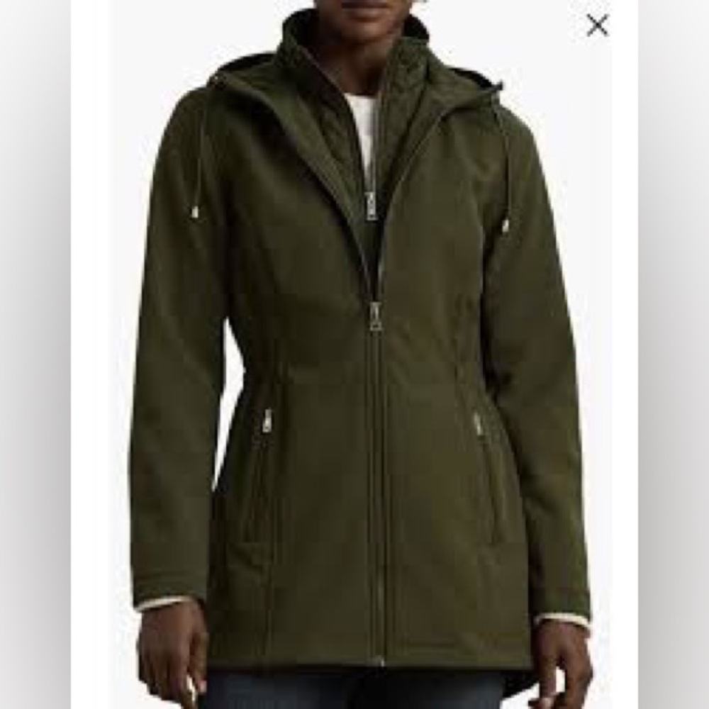 Lauren by Ralph Lauren Softshell W/ Inside Quilted Vesty Size L - Picture 3 of 8